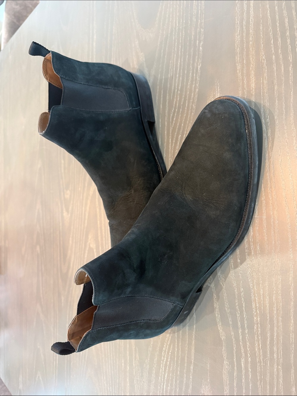 Aldo Men's Suede Chukka Boots in Dark Green